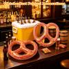 12 Pcs Inflatable Oktoberfest Pretzels, Oktoberfest Party Decoration view 4
