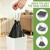 1.6 Gallon Small Trash Bags, Black, 132 Count view 3