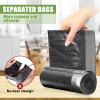 1.6 Gallon Small Trash Bags, Black, 132 Count view 4