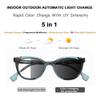 HOOBAY Photochromic Progressive Multifocus Reading Glasses For Women,Progressive Readers No Line Quick-Transition Sunglasses view 2