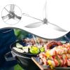 FABULETTA One-Touch for Cleaning Kit Replacement Parts For 22-1/2 Inch for kettle Grills, for Compatible With Models 7444 And 7403, Includes Damper for blades Lever Hardware For Ash Cleanup view 4