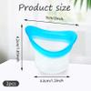 Ptwola 2pcs Eye Wash Cup Eye Wash Cleaner Kit Silicone Eyes Cleaning Cup for Rinse Portable Care Tool Transparent with Storage Container for Quick Relief Tired Dust Cleaning Makeup Irritants (Blue) view 2