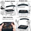 Guevoxuh Rollator Walker Seat and Backrest Rollbar Covers with Accessories Bag 3 Pieces Set, Comfort Stylish Decorative Dust Cover for Women Adults Elderly, Eagle American Flag Navy view 3