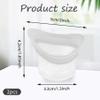 Ptwola 2pcs Eye Wash Cup Eye Wash Cleaner Kit Silicone Eyes Cleaning Cup for Rinse Portable Care Tool Transparent with Storage Container for Quick Relief Tired Dust Cleaning Makeup Irritants (Grey) view 2