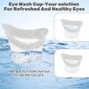 Ptwola 2pcs Eye Wash Cup Eye Wash Cleaner Kit Silicone Eyes Cleaning Cup for Rinse Portable Care Tool Transparent with Storage Container for Quick Relief Tired Dust Cleaning Makeup Irritants (Grey) view 4