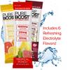 Pureboost Sugar Free Electrolyte Hydration Powder Packets Variety Pack 12 Count Zero Calories Fast Hydration Drink Mix with 1000mg Sodium, Potassium & Magnesium view 3