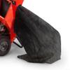 Wood Chipper Bag for Leaf Shredder 24x48 Inch, Bag with Rope Clip, Compatible with Chipper Shredder Garden Yard Waste Mulch view 3