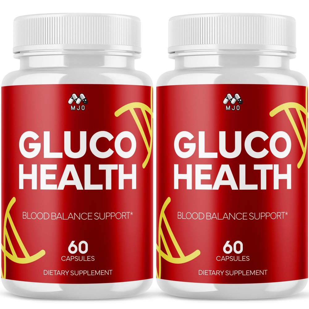 (2 Pack) Gluco Health Capsules, Official Gluco Health Pills (120 Capsules)
