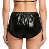 Alvivi Women Waterproof Briefs Underwear Leak-proof Diaper Cover for Elderly Special Needs Patient Black Large view 2
