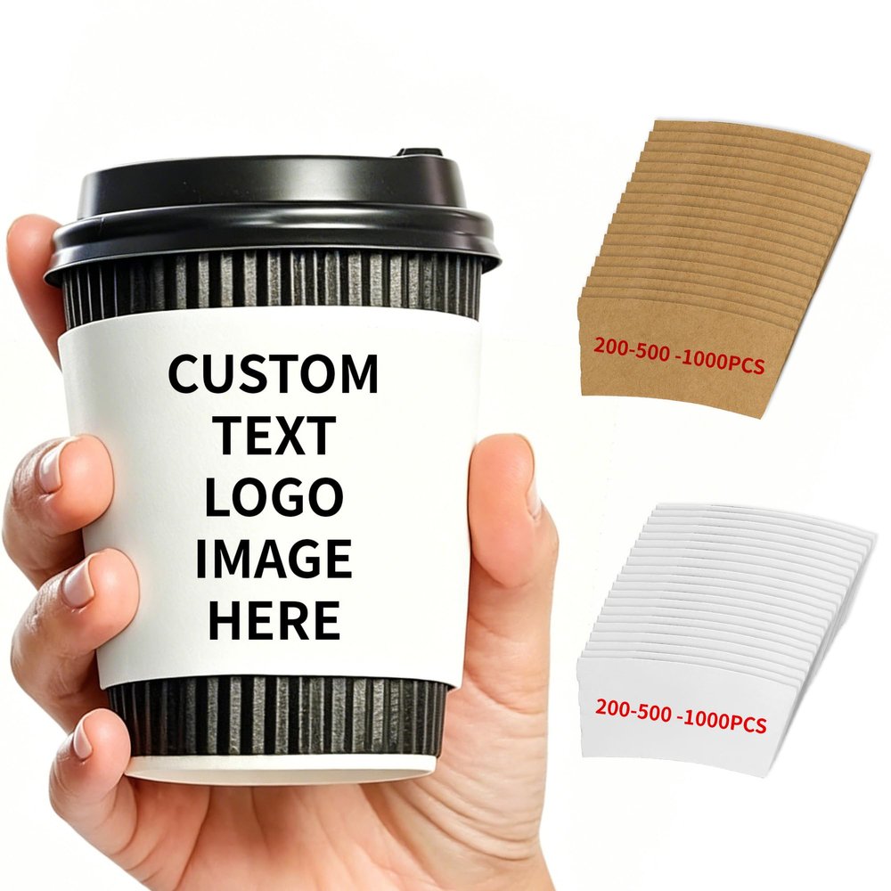 Personalized Can Sleeves, Kraft Paper, 1000PCS, 1000 Pack
