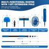 20FT Reach Duster Kit with 3-12FT Extension Pole for High Ceilings Cleaning view 2