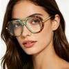 willochra Photochromic Pilot Bifocal Reading Glasses For Women&Men Outdoors Driving Reading Glasses Anti UV400 (green, 350) view 3