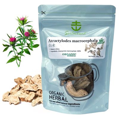 Soilmount Natural Atractylodes Macrocephala Tea (Bai Shu), 3.5 Oz (100g)
