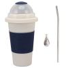 Jeanoko Quick Frozen Double Insulated Smoothies Maker Cup for Juice Beverage Party, Ideal Kitchen Family Bar Camping, PP Aluminum Material view 1