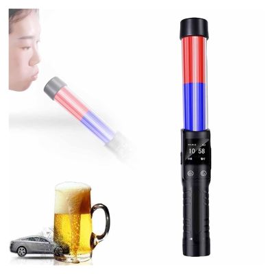 High-Precision Digital Breathalyzer, with LCD Display,Fast Testing,Sound-Light Alarm,Voice Announcement, 5000 Test Record Storage, for Parties