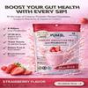 Strawberry And Vanilla Yogurt Smoothie Soft Serve Ice Cream Mix 8oz (16 Servings) With 8 Billion Cult Probiotic Yogurt Live Cultures (Pack of 2) view 2