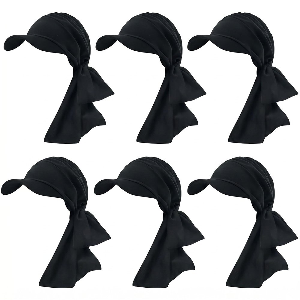 6 Pack Chemo Headwear for Women Cancer Patient Adjustable Chemo Hat Bulk