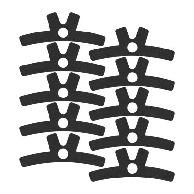 10 Pieces of Pre-Cut Tape for Shoulder, Everyday Athletic Tape, Ankle Accessories, Sports, Fitness and, Black