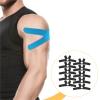 10 Pieces of Pre-Cut Tape for Shoulder, Everyday Athletic Tape, Ankle Accessories, Sports, Fitness and, Black view 4