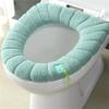 ZENIXXXX Toilet Cushion Warm O Type Add Thick Cover Autumn and Winter Sit view 3