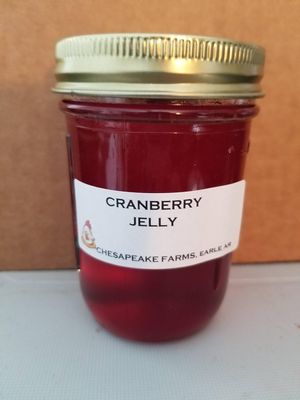 Organic Cranberry Jelly 8oz Arkansas Made | Small Batch | Great Gift Idea