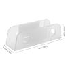 FESTFENDS Clear Wall-Mounted Digital Scale Rack - Adhesive Kitchen Scale Shelf Bracket - Slim Storage for Countertop Saver Cabinet Door Mount Pantry Organization view 2