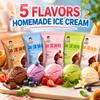 5 Flavors Ice Cream Mix Powder 40g X5 Packs Homemade Maker Easy DIY Smooth Creamy No Machine Needed view 2