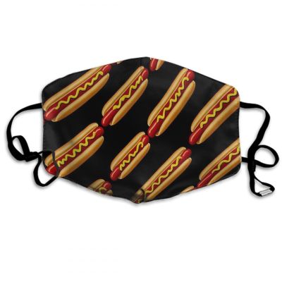 Women Men Cool Hot Dog Mouth Face Mask Face Scarf, Reusable Anti Dust Windproof Face Balaclava Nose Mouth Coverings
