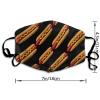 Women Men Cool Hot Dog Mouth Face Mask Face Scarf, Reusable Anti Dust Windproof Face Balaclava Nose Mouth Coverings view 2