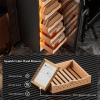 70L Cigar Humidor with Heating & Cooling Humidity Control Quiet Electric Cooler Cabinet for 400 Counts with Spanish Cedar Wood Drawers view 3