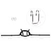 Adjustable Cervical Neck Traction Harness,Over Door Neck Stretcher with Hook,Soft Padded Neck Support Belt for Home Office Physical Therapy Decompression Neck Pain Relief view 3