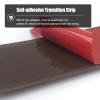 Extra Wide Lightweight Doorway Thresholds Reducer,Floor Transition Strip Wood to Tile, for Front Door Balcony Barn Door(Dark Brown,90cm/35.4in) view 4