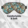 Boho Dreamcatcher Feather A Print Sleep Masks for Women Men, Eye Masks for Sleep Double-Sided, Blackout Eye Covers for Sleeping/Travel view 4