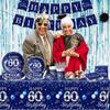 142 Pcs 60th Birthday Tableware Sliver Blue 60th Birthday Party Decoration view 2
