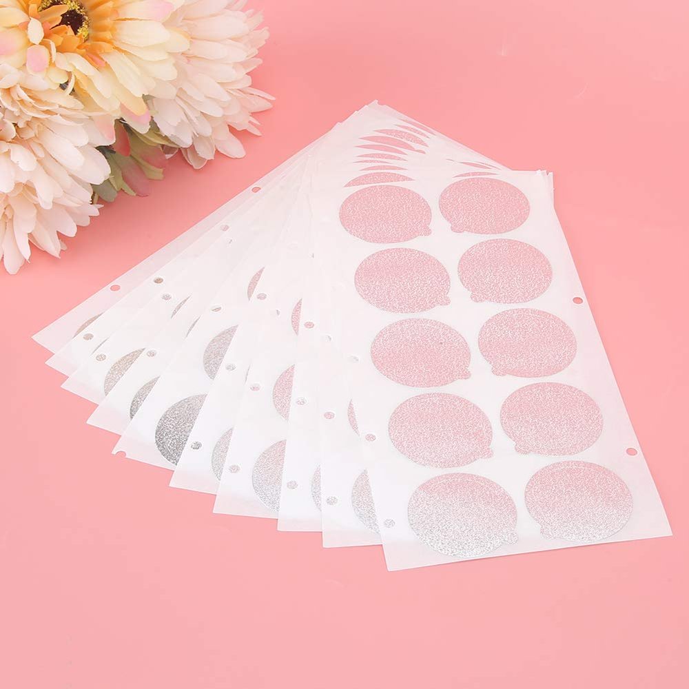 OEBUAFI 100Pcs Aluminum Foil Coffee Capsule Seal Sticker Disposable Aluminum Film for Capsules with High Temperature Resistance 150-180