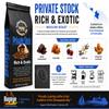 Bugeye Coffee Roasters Private Stock, Rich & Exotic Medium Roast Coffee, Honduras & Colombian Estate Coffee Blend, Chocolate, Caramel & Roasted Almond Notes, 12 oz view 3