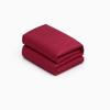 MoonRest Wedge Pillow Cover 100% Cotton, Zippered Wedge Pillow Case Protector, Soft, Breathable & Hypoallergenic 25x25x12 - Burgundy view 2