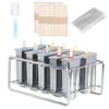 Stainless Steel Ice Cream, 10PCS with 120 Sticks, Food Grade Safe, for Homemade Popsicles in Household Kitchen view 1