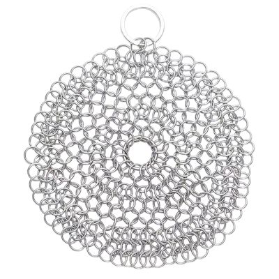 Chain Mail Scrubber Cast Iron Heavy Duty Stainless Steel