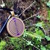 Multi Wave Oscillator Tesla Coil, Magnetic Field Antenna Pendant, Pure Copper Magnetic Field Antenna, Adjustable 50cm Cord, Meditation Healing Tool for Yoga Room Home Decor(C) view 2