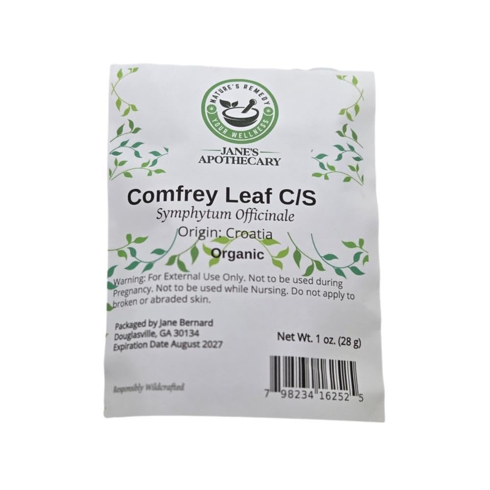 Jane Bernard Organic Comfrey Leaf Cut & Sifted (C/S)