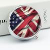 Personalized Round Metal Pill Box, 3-Compartment Portable USA UK Flag Pill Organizer for Purse, Travel Vitamins, Medication, Fish Oil & Supplements Pill Case view 4