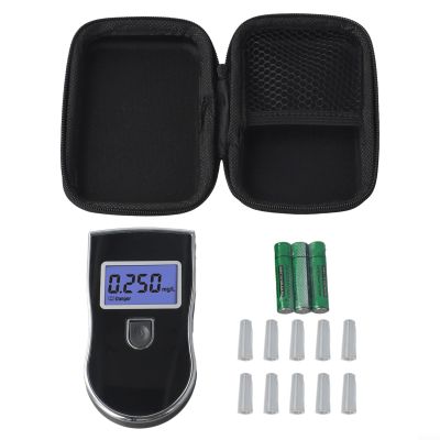 Reliable Breathalyzer Featuring Quick BAC Testing; Equipped with Clear LCD Screen; Comes With 20 Washable and Reusable Mouthpieces