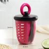 Portable fruit cup, salad cup, picnic double-layer drainage and preservation box view 2