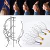 Beufee Scalp Massager, 2Pcs Handheld Head Massage Tingler High Elasticity Promote Blood Circulation Scalp Scratcher for Stress Relief view 2
