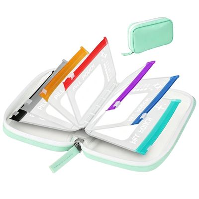 Pill Pouches for Travel Waterproof Supplement Silicone Case
