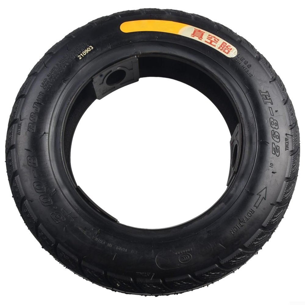 3.00-8 Tubeless Tire Scooter Tire | Wheelchair Tires | Scooter Tubeless Street Tire For Electric Scooter And For Motorcycle, Wearproof Rubber Vacuum Tyre For Mobility Scooter Wheelchair Trolley, 1500G