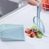 CREATCABIN Small Broom and Dustpan Set Blue Mini Dust Pan and Brush with Handle Plastic Hand Whisk Set Cage Cleaner for Pets Desk Drawers Home Nest Camping Office Cleaning Tool Supplies Kitchen view 3