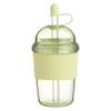 Striegro Reusable Iced Coffee Cup, Reusable Iced Coffee Cup With Leak Proof Lid, Integrated Straw & Handle, Boba-compatible, Green.. view 1