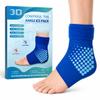 Blue Ankle Ice Pack Wrap, Reusable Gel Cold Hot Compress for Achilles Tendonitis Plantar Fasciitis Sprain Comfort, Ergonomic Foot Heel Ice Pack for Sports Daily Use, Size M by Sooshoom view 1